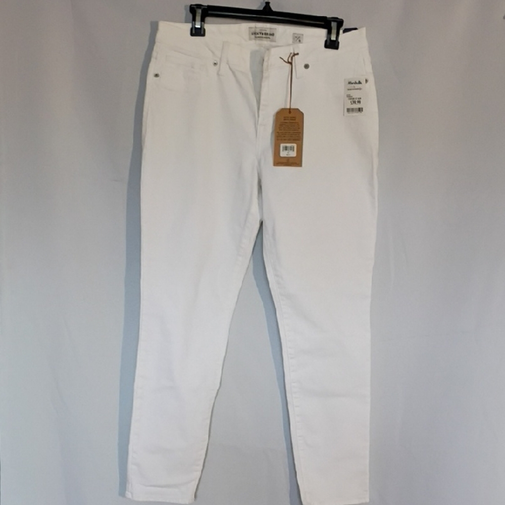 Lucky Brand White Skinny Jeans Versatile Style